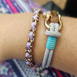 OCEAN MINI Designer Bracelet / Necklace Lavender Purple