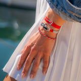 OCEAN MINI Designer Bracelet / Necklace Red