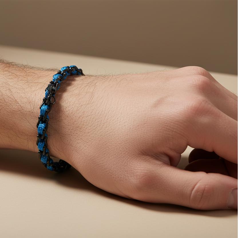 OCEAN MINI Designer Bracelet / Necklace Teal