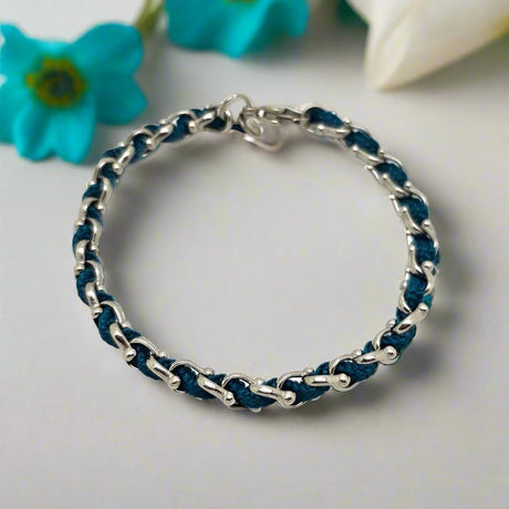 OCEAN MINI Designer Bracelet / Necklace Teal