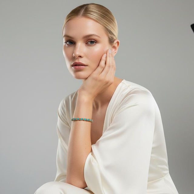 OCEAN MINI Designer Bracelet / Necklace Turquoise