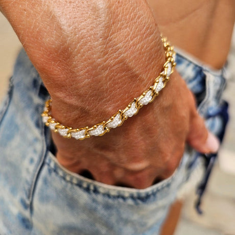 OCEAN MINI Designer Bracelet / Necklace White