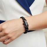 ROYAL mini shackle bracelet black