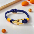 ROYAL mini shackle bracelet blue orange