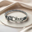 ROYAL mini shackle bracelet grey mix