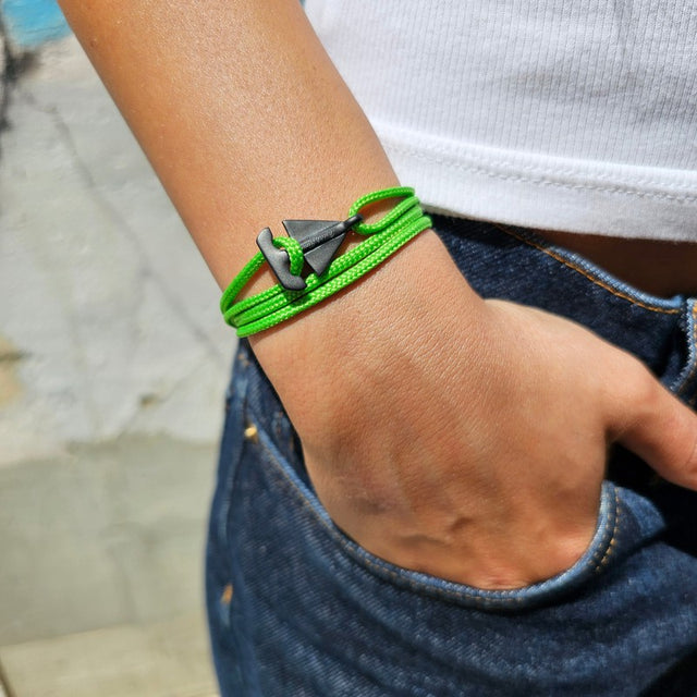 SAILOR mini boat bracelet apple green