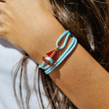 SAILOR mini boat bracelet baby blue