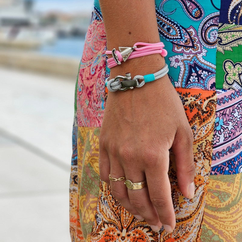 SAILOR mini boat bracelet baby pink