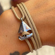 SAILOR mini boat bracelet beige