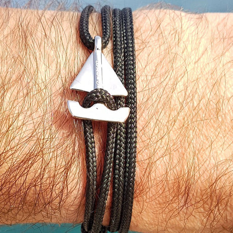 SAILOR mini boat bracelet black