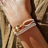 SAILOR mini boat bracelet cream