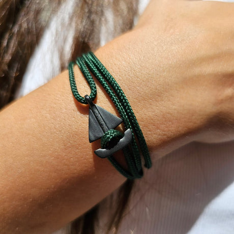 SAILOR mini boat bracelet dark green