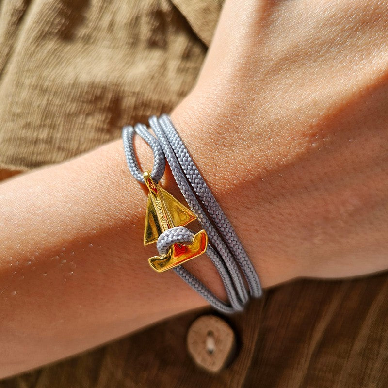 SAILOR mini boat bracelet dark grey