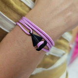 SAILOR mini boat bracelet lavender pink