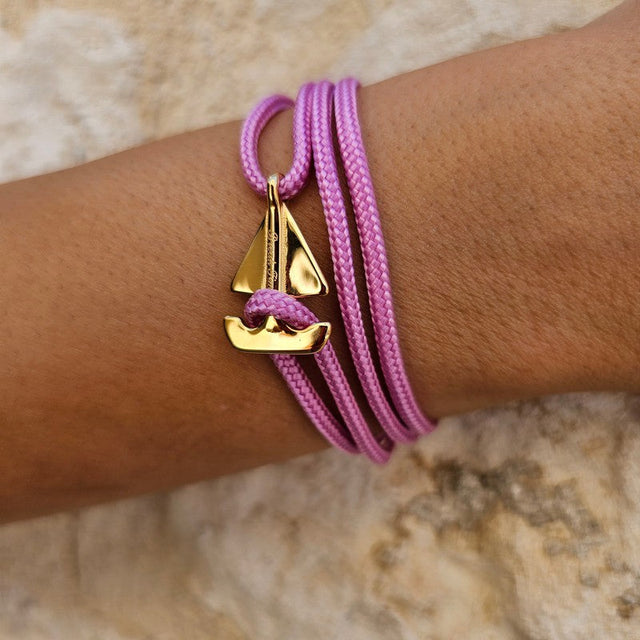 SAILOR mini boat bracelet lavender pink