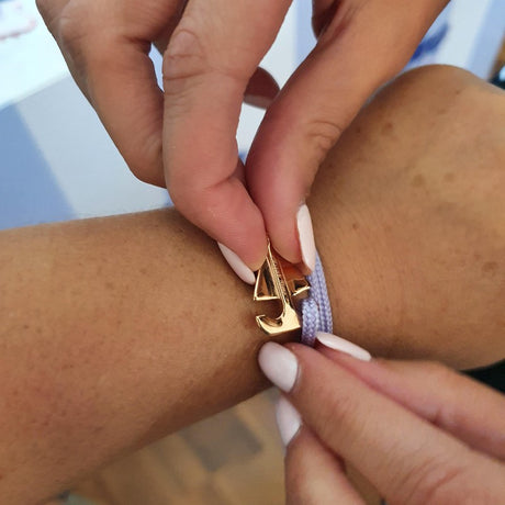 SAILOR mini boat bracelet lavender purple