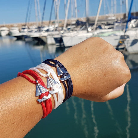 SAILOR mini boat bracelet navy blue