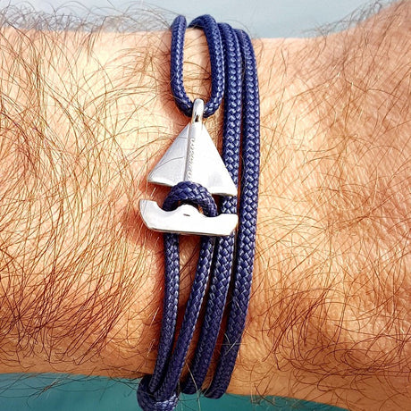 SAILOR mini boat bracelet navy blue