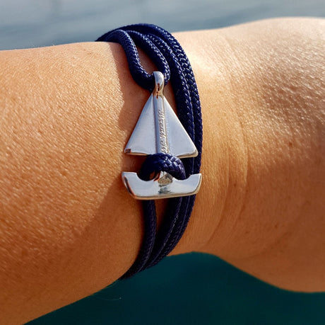 SAILOR mini boat bracelet navy blue