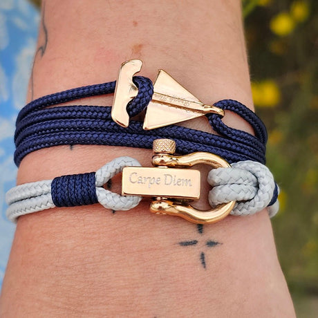 SAILOR mini boat bracelet navy blue