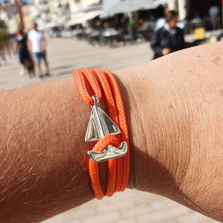 SAILOR mini boat bracelet orange