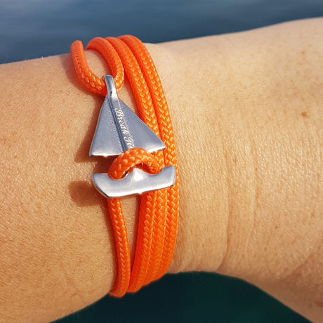 SAILOR mini boat bracelet orange