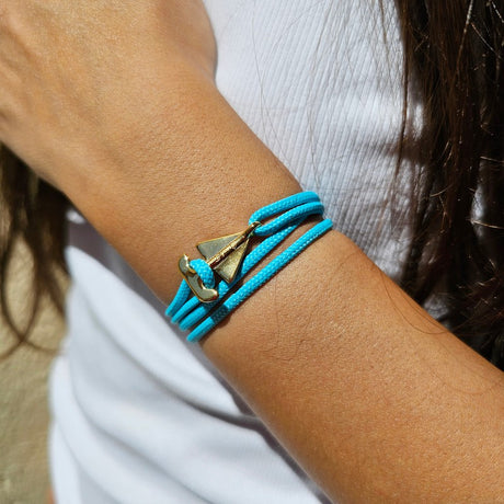SAILOR mini boat bracelet turquoise