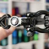 SEAMAN Compass Bracelet Black