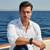 SEAMAN Compass Bracelet Black