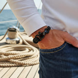 SEAMAN Compass Bracelet Black