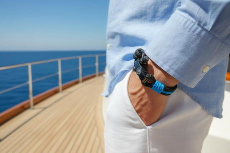 SEAMAN Kompas Narukvica Crno Plava