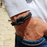 SEAMAN Compass Bracelet Black Camo