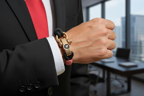 SEAMAN Kompas Narukvica crna hrvatski mix