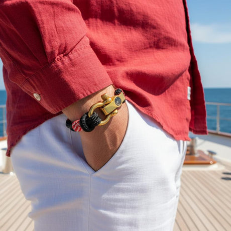 SEAMAN Kompas Narukvica crna hrvatski mix