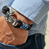 SEAMAN Compass Bracelet Black Lightning