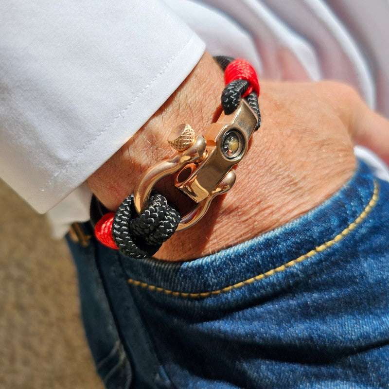 Nautical on sale bracelet mens