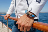 SEAMAN Compass Bracelet Blue Mix