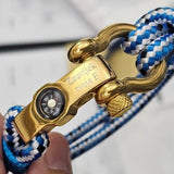 SEAMAN Compass Bracelet Blue Mix