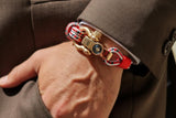 SEAMAN Compass Bracelet Red Mix