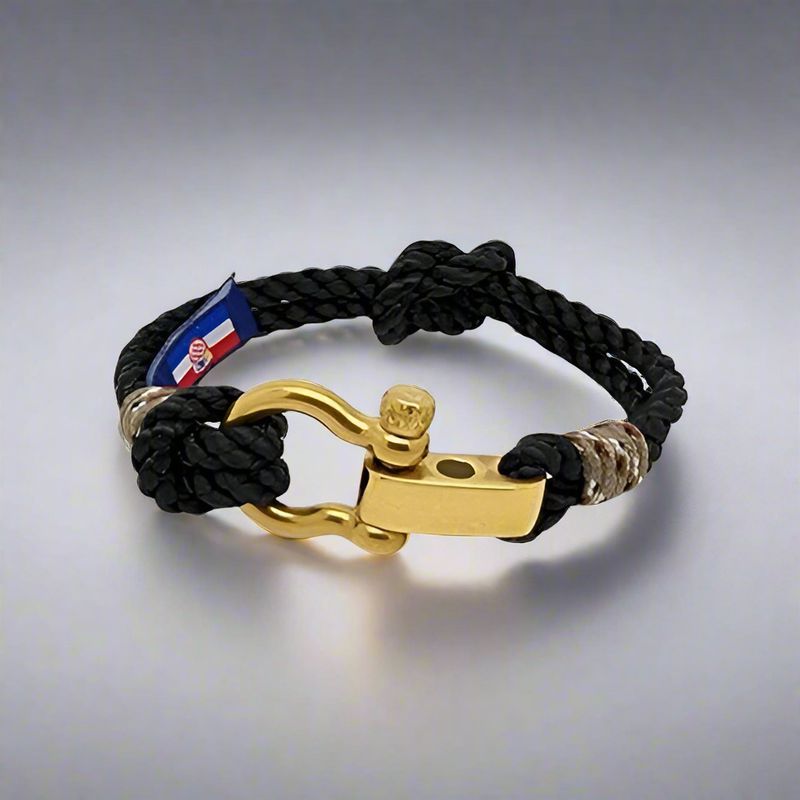 WAVES Soft Rope Bracelet Black Camo