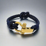 WAVES Soft Rope Bracelet Navy Blue