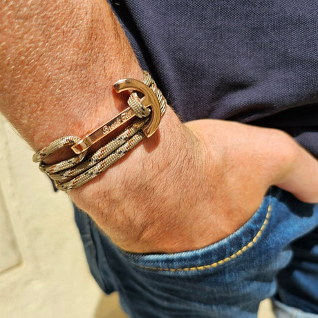 YACHT CLUB big anchor bracelet camo