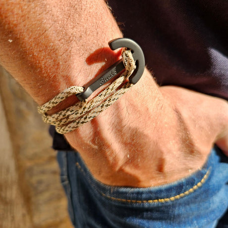 YACHT CLUB big anchor bracelet light camo