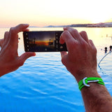 YACHT CLUB big anchor bracelet neon green