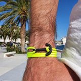 YACHT CLUB big anchor bracelet neon yellow