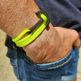 YACHT CLUB big anchor bracelet neon yellow