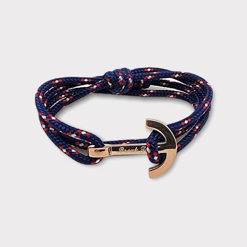 Navy on sale anchor bracelet