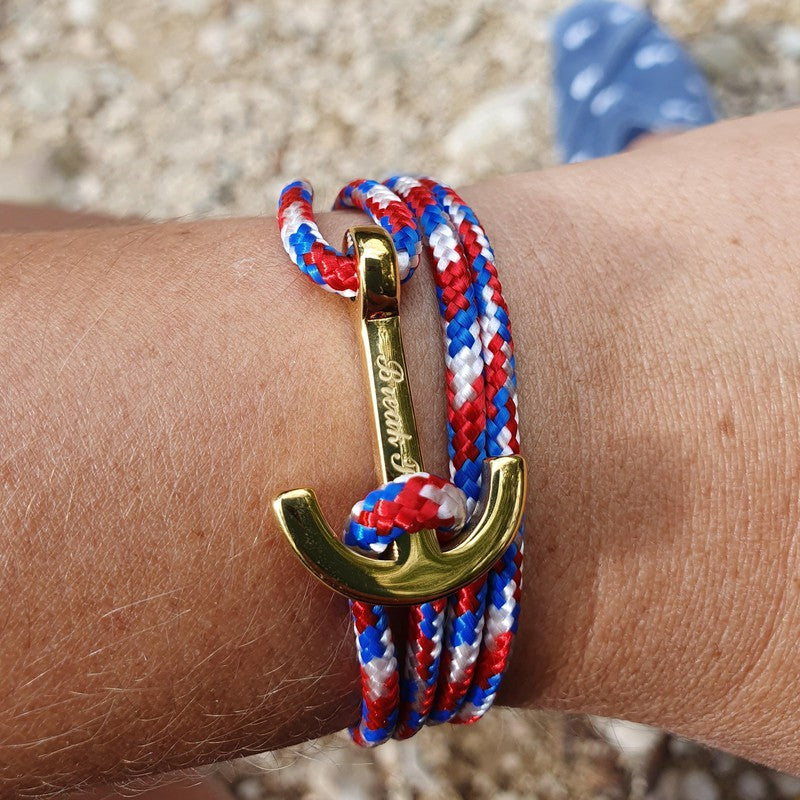 YACHT CLUB medium anchor bracelet Croatian mix