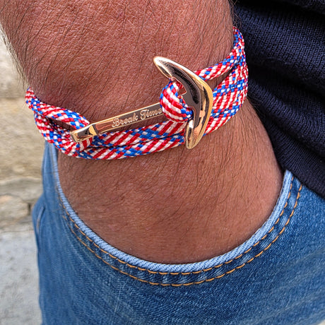 YACHT CREW big anchor bracelet USA