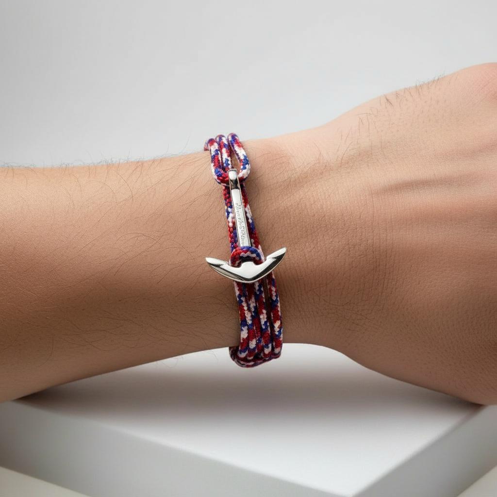 YACHT CREW medium anchor bracelet Croatian mix